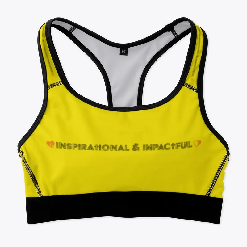 Inspirational & Impactful Sports Bra